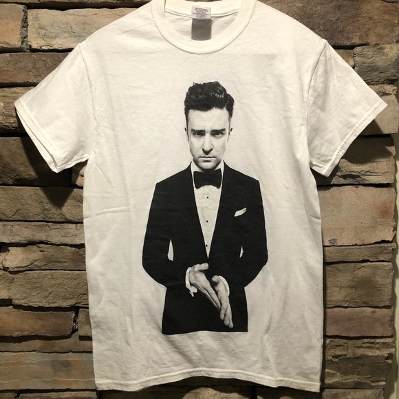 Justin Timberlake concert tee size small white short sleeve good condition - Picture 6 of 6